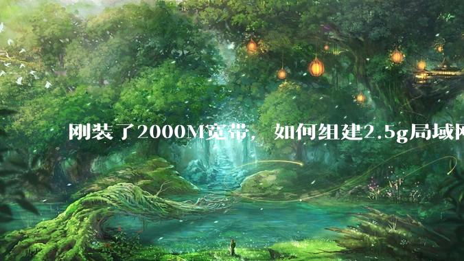 刚装了2000M宽带，如何组建2.5g局域网？